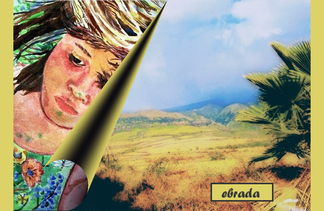 combo of photo with painting